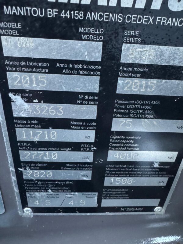 MANITOU MT1840 - 18,0 m
