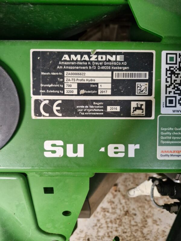 Amazone ZATS Profis Hydro 3200