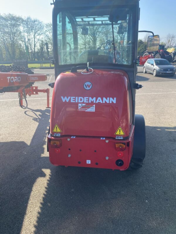 Weidemann 1280 + Pelle à pince Weidemann 1300