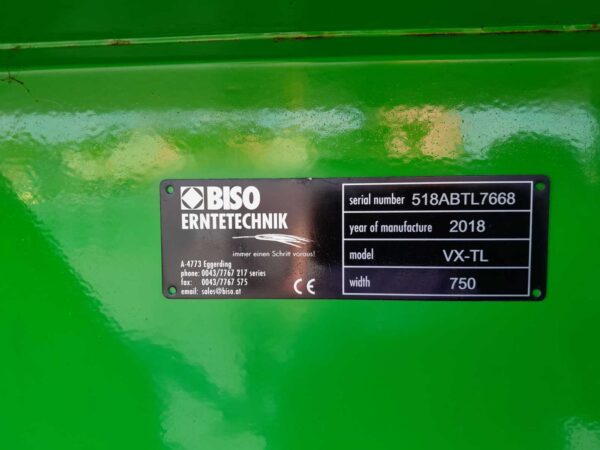 DEUTZ-FAHR COUPE 750 VARICROP VX-TL - 7,5 m