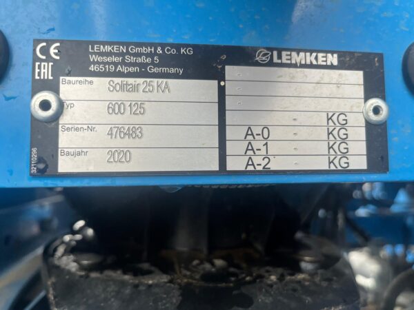 e49af2dc-7c72-4fea-83cd-dcaaab45d646 LEMKEN SOLITAIR 25 + ZIRKON