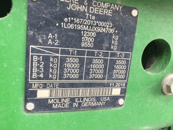 JOHN DEERE 6195M